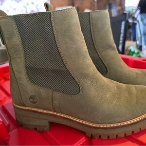 Timberland Brown Leather Women’s Shoe Interior Label